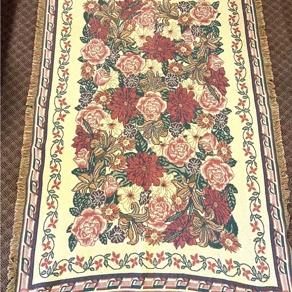 Home interiors decorative throw blanket
